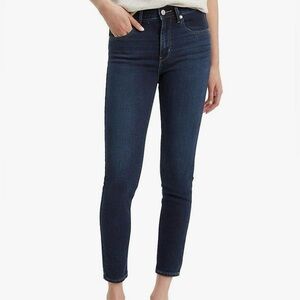 NWOT Levi’s Jeans 721 High Rise Skinny WM SZ 6 Waist 28 Dark Blue Denim
